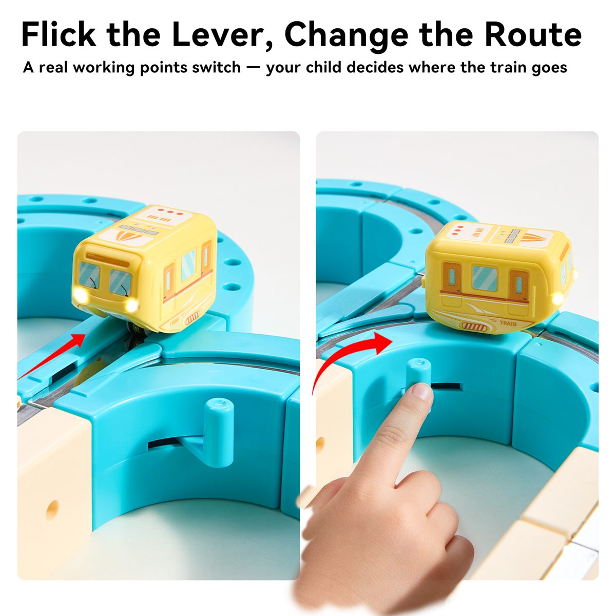 Working points switch lever